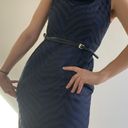 Ali Ro Blue & Black Striped  Dress Size 2 Photo 6