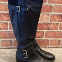 Naturalizer  Johanna Wide Calf Black leather Tall Knee High Riding boots size 7 Photo 0