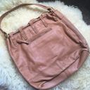 Lucky Brand NEW Genuine Leather Large Drawstring Bucket  Bag Photo 3