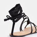 JustFab NIB  Olympia Flat Sandal in Black - 8.5 Photo 6