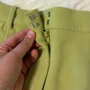 Abercrombie & Fitch Abercrombie LIME High Rise Premium Crepe Tailored Short Photo 1