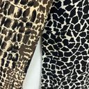 Allison Taylor Vintage  Silk Blouse Button Down Mixed Animal Print M Photo 7