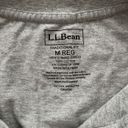 L.L.Bean Gray Henley Top Photo 3