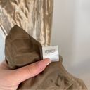 Michelle Mason NWT  Silk Maxi Dress With Back Cowl Velvet Neutral Tan Size 0 Photo 7