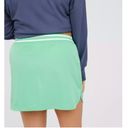 Aerie AE  Sporty Nylon Track Skirt Green Neon Stripe Athletic Exercise Small Photo 1