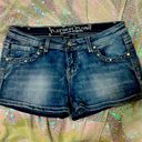 Los Angeles Apparel Platinum Plus bling Jean shorts XL Photo 0