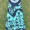 Enfocus Studio  Summer Dress w/Beautiful Navy & Teal Floral Pattern🪻, Size 6 Photo 0