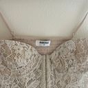 Lace Corset Top Tan Size M Photo 1