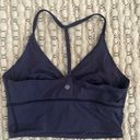 Lululemon  Twist Longline Bra in Navy Photo 3