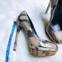 Brian Atwood  Fontanne Metallic Pumps EUC Sz 8 EUC Photo 6