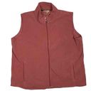 Woolrich  Womens Pink Full‎ Zip Pockets Vest Sz Extra Large Photo 0