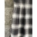 Ann Taylor Black White Plaid Wool Blend Shift Dress Size Medium Photo 5