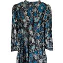 Ulla Johnson  Liv Lapis Blue Floral Dress Photo 5