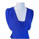 Laundry by Shelli Segal Womens  Blue Peplum Dress - Sz 8 Photo 1