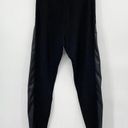 Lysse  Gemma Faux Leather Panel Leggings Black Size XS Ponte Knit High Rise Ankle Photo 0