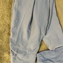 Abercrombie & Fitch  Light Blue Leggings Crop Top 2 Piece Athleisure Set Sz M Photo 8