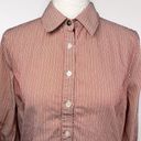 Tommy Hilfiger Long Sleeve Button Down Blouse Striped Cotton Small Photo 1