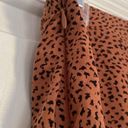 Nine West  brown and black animal print midi skirt. Photo 2