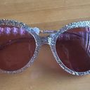 Lele Sadoughi  Rose Glitter Chelsea Cat Eye Sunglasses Photo 1