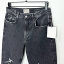 The Mountain Etica Rhea Midrise Straight Crop Jean Smokey nwt size 27 Photo 4