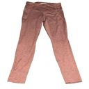 All In Motion Women’s  Ribbed Mid Rise Joggers Red Pockets Elastic Waist Soft XXL Photo 1