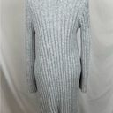 American Eagle  Gray & White Ribbed Sweater Dress NWOT Photo 3