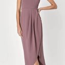 Lulus Reinette Mauve Purple Midi Dress Photo 0