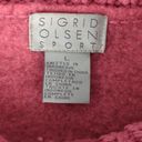 Sigrid Olsen Vintage  Sport Wool Blend Button Down Turtleneck Cardigan Size Large Photo 4