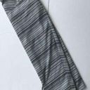 J.Jill  Maxi Skirt Medium Black White Green Diagonal Stripe Stretch Wais… Photo 3