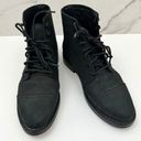 Krass&co Thursday Boot . Women's Captain Lace Up Boot Bootie Size 8 Matte Leather Black Photo 0