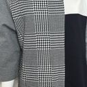 Lane Bryant  Black and White Houndstooth Knit Ponte Sweater Size 14/16 Photo 6