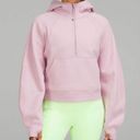 Lululemon Scuba Oversized Half-Zip Hoodie Pink Peony XS/S Photo 0