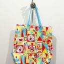 Estée Lauder  x Hattie Stewart Collaboration Colorful Maximalist Tote Bag Photo 2