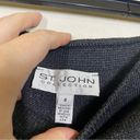 St. John  Heavyweight Wool Blend Santana Knit Wide Leg Pant Photo 7