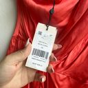 Cinq à Sept NWT Cinq A Sept Stace 100% Silk Salmon One Shoulder Twist Front Blouse Size XS Photo 6