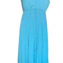 White House | Black Market  Teal Blue Sleeveless Pleated Midi Dress Women Size XS Photo 0