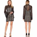 Keepsake  Uptown Lace Flare Sleeve Mini Dress in Black sz S Photo 1