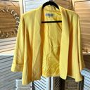 Kasper  Yellow Open Blazer Photo 0