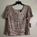 Alex Evenings NWT Pink Sequin Top (2X) Photo 0