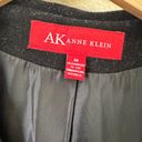 Anne Klein  Hooded Wool Blend Heather Gray Coat   Size Medium Photo 2