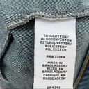 Boom Boom Jeans  Medium Wash Destroyed Trucker Style Denim Jacket XL Photo 8