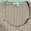 Wilfred Aritzia Pink Precious Sweater Coquette Longsleeve Cardigan XS Photo 5