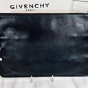 Givenchy Couture Large Rare Red, White & Navy Stitched Logo Pouch/Clutch Photo 2