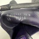 Ralph Lauren Collection Purple Label Leather Slingback Heels Size 10 Black Photo 14