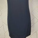 Vince  100% Silk Sleeveless Shift Dress in Black LBD Exposed Zip Back Size US 2 Photo 8