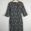 MM.LaFleur  The Etsuko Crackle Knee Length Workwear Pencil Dress Size 8 Photo 2