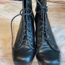 Black Platform High Heel Boots Size 7.5 Photo 1