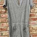 n:philanthropy Revolve :Philanthropy Breeze Romper Tee shirt shorts Romper Grey & white NWT L Photo 5