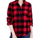 Style & Co  Cotton Buffalo Plaid Flannel Shirt, Black & Red New w/Tag $49.50 Photo 0