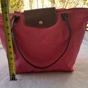 Longchamp  bright pink “Le Pilage” tote bag Photo 5